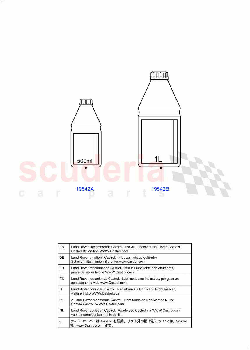 Hydraulic Oil & Brake Fluid (Changsu (China)) ((V) FROMEG000001) of Land Rover Land Rover Range Rover Evoque (2012-2018) [2.0 Turbo Petrol AJ200P]