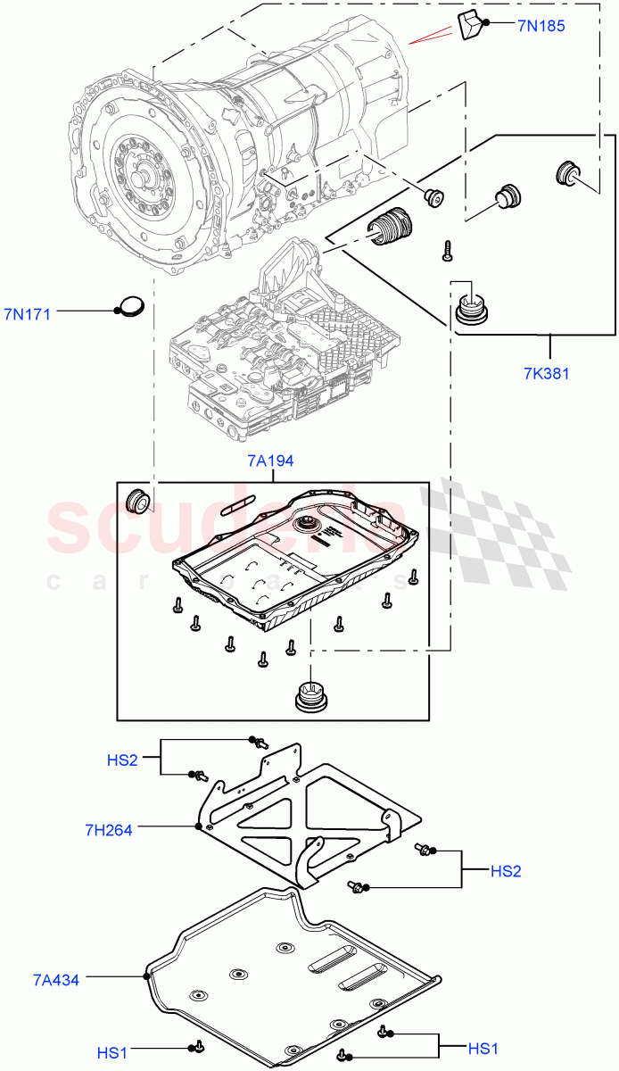 Transmission External Components of Land Rover Land Rover Range Rover (2012-2021) [2.0 Turbo Petrol GTDI]