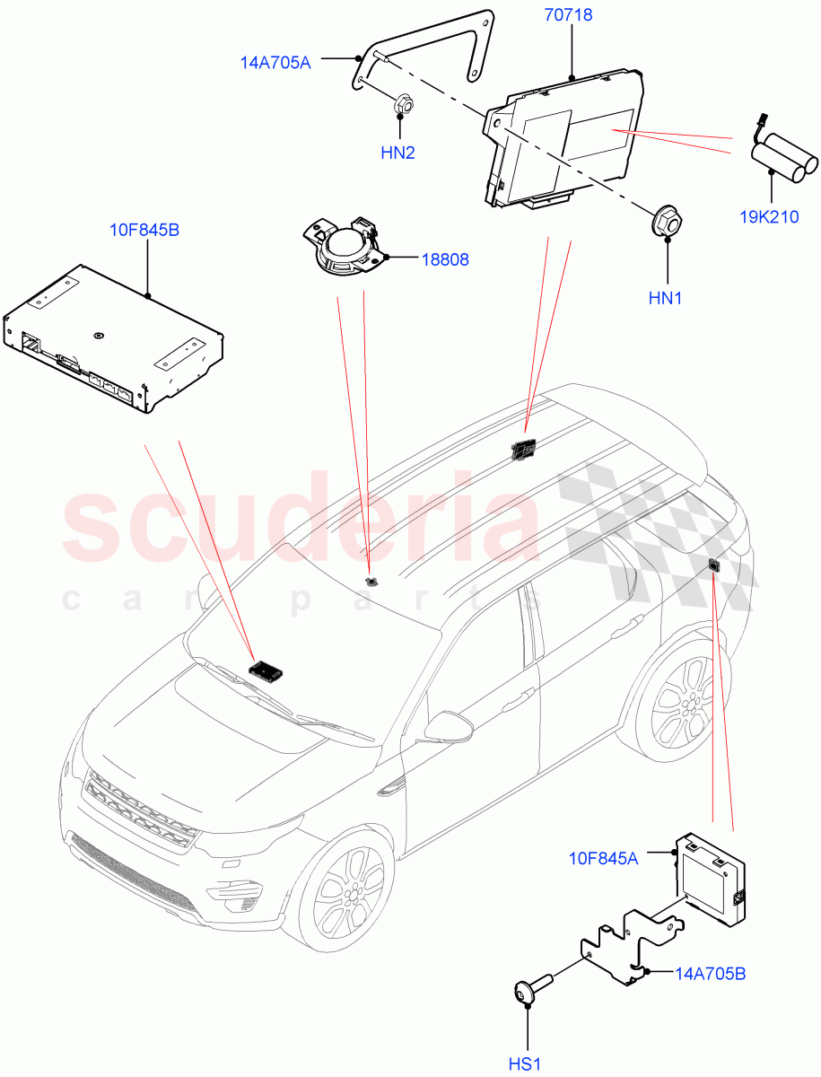 Telematics (Itatiaia (Brazil)) ((V) FROMGT000001) of Land Rover Land Rover Discovery Sport (2015+) [2.0 Turbo Diesel]