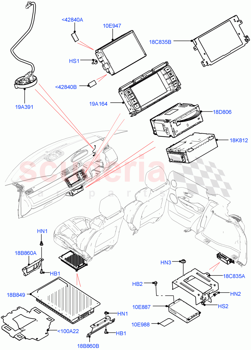 Audio Equipment - Original Fit (Changsu (China)) ((V) FROMEG000001) of Land Rover Land Rover Range Rover Evoque (2012-2018) [2.0 Turbo Petrol GTDI]