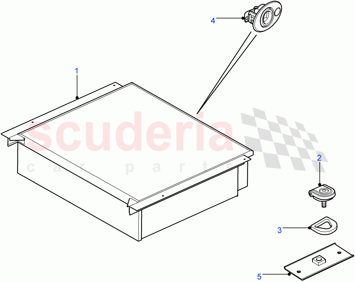 Rear Box (Soft Top) of Land Rover Land Rover Defender (2007-2016)