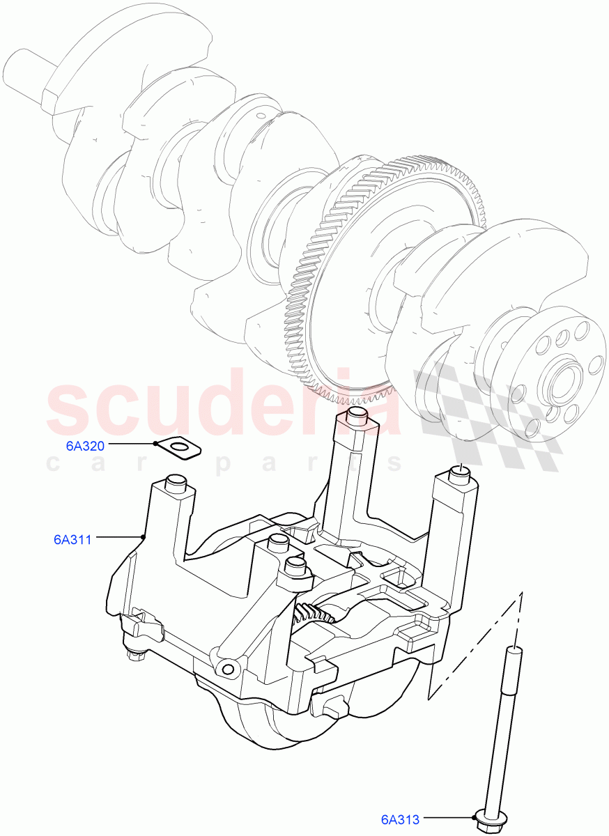 Balance Shafts And Drive (2.0L 16V TIVCT T/C Gen2 Petrol, Halewood (UK), 2.0L 16V TIVCT T/C 240PS Petrol) of Land Rover Land Rover Range Rover Evoque (2012-2018) [2.0 Turbo Petrol GTDI]