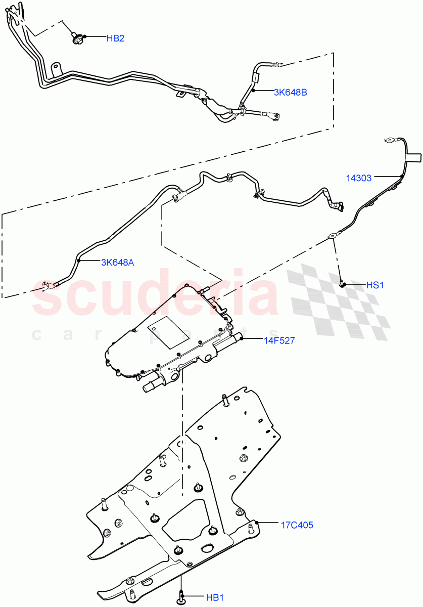 Hybrid Electrical Modules (Inverter) (Electric Engine Battery-PHEV) ((V) FROMLH000001) of Land Rover Land Rover Range Rover Evoque (2019+) [2.0 Turbo Diesel]