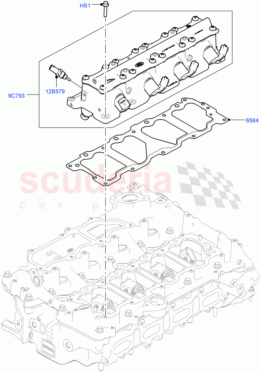 Variable Valve Lift Unit (Nitra Plant Build) (2.0L I4 High DOHC AJ200 Petrol, 2.0L AJ200P Hi PHEV) ((V) FROMK2000001) of Land Rover Land Rover Discovery 5 (2017+) [2.0 Turbo Petrol AJ200P]