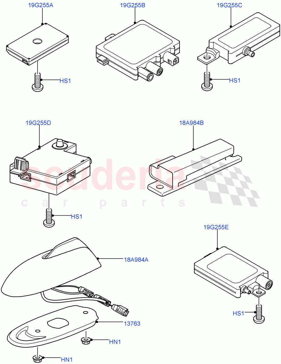 Aerial ((V) FROMAA000001) of Land Rover Land Rover Range Rover (2010-2012) [3.6 V8 32V DOHC EFI Diesel]