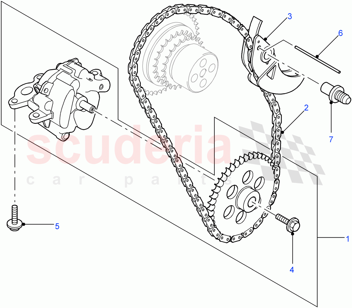 Oil Pump (2.2L 16V TC I4 DSL 122PS PUMA) ((V) FROMCA000001) of Land Rover Land Rover Defender (2007-2016)