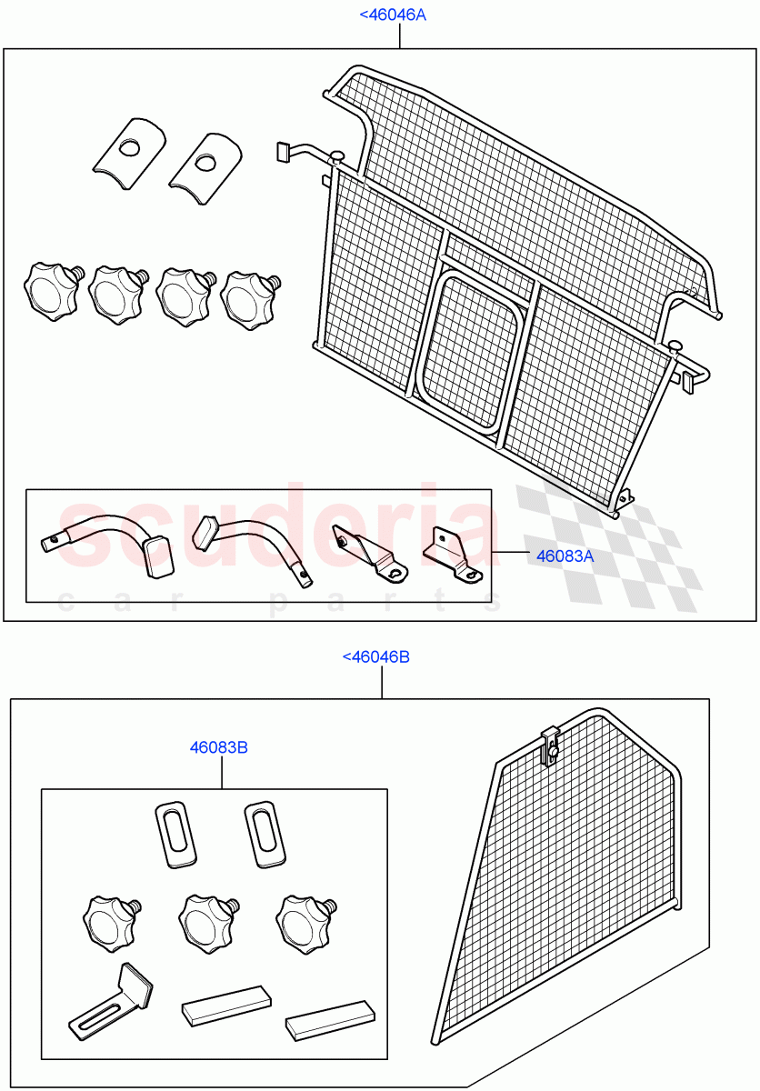 Dog Guard/Partition (Accessory) ((V) FROMAA000001) of Land Rover Land Rover Range Rover Sport (2010-2013) [5.0 OHC SGDI NA V8 Petrol]