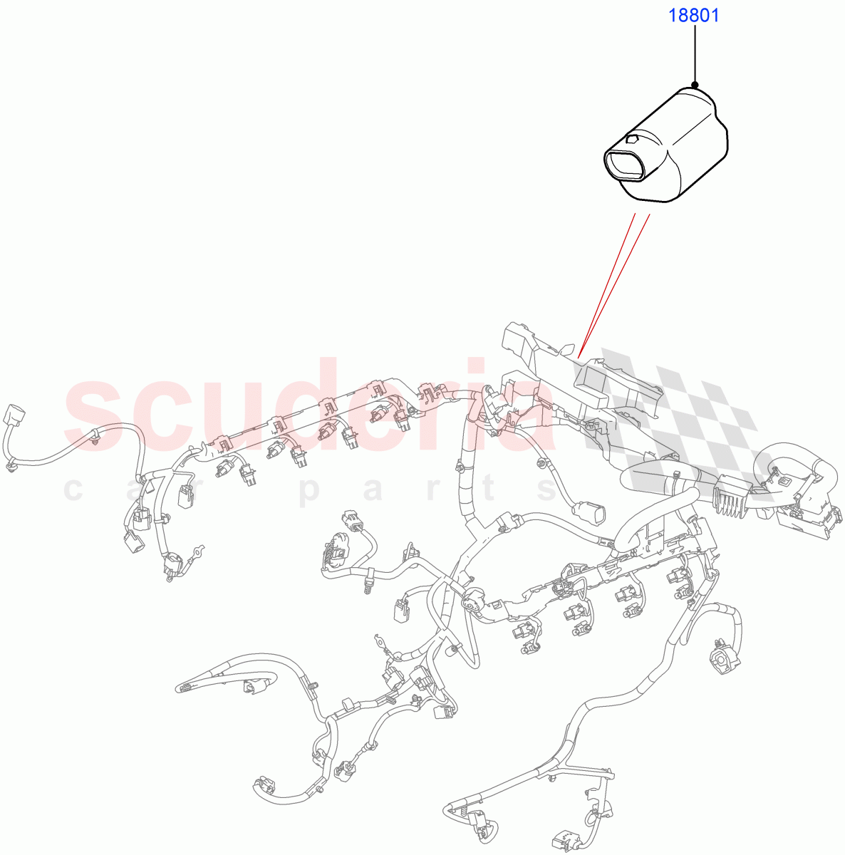 Radio Suppression (Solihull Plant Build) (3.0L DOHC GDI SC V6 PETROL) ((V) FROMHA000001) of Land Rover Land Rover Discovery 5 (2017+) [2.0 Turbo Petrol AJ200P]