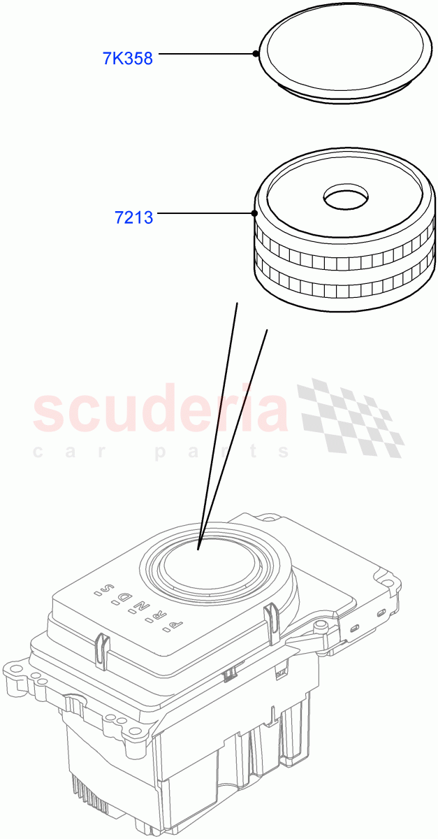 Interior Dress Up (Accessory, Gear Knob) ((V) FROMAA000001) of Land Rover Land Rover Range Rover (2010-2012) [5.0 OHC SGDI SC V8 Petrol]