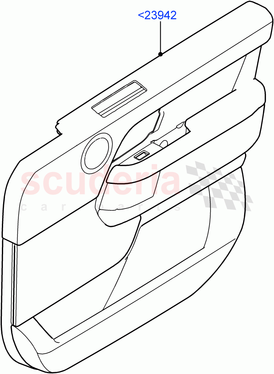 Front Door Trim Panels ((V) FROMJA000001) of Land Rover Land Rover Range Rover (2012-2021) [5.0 OHC SGDI SC V8 Petrol]