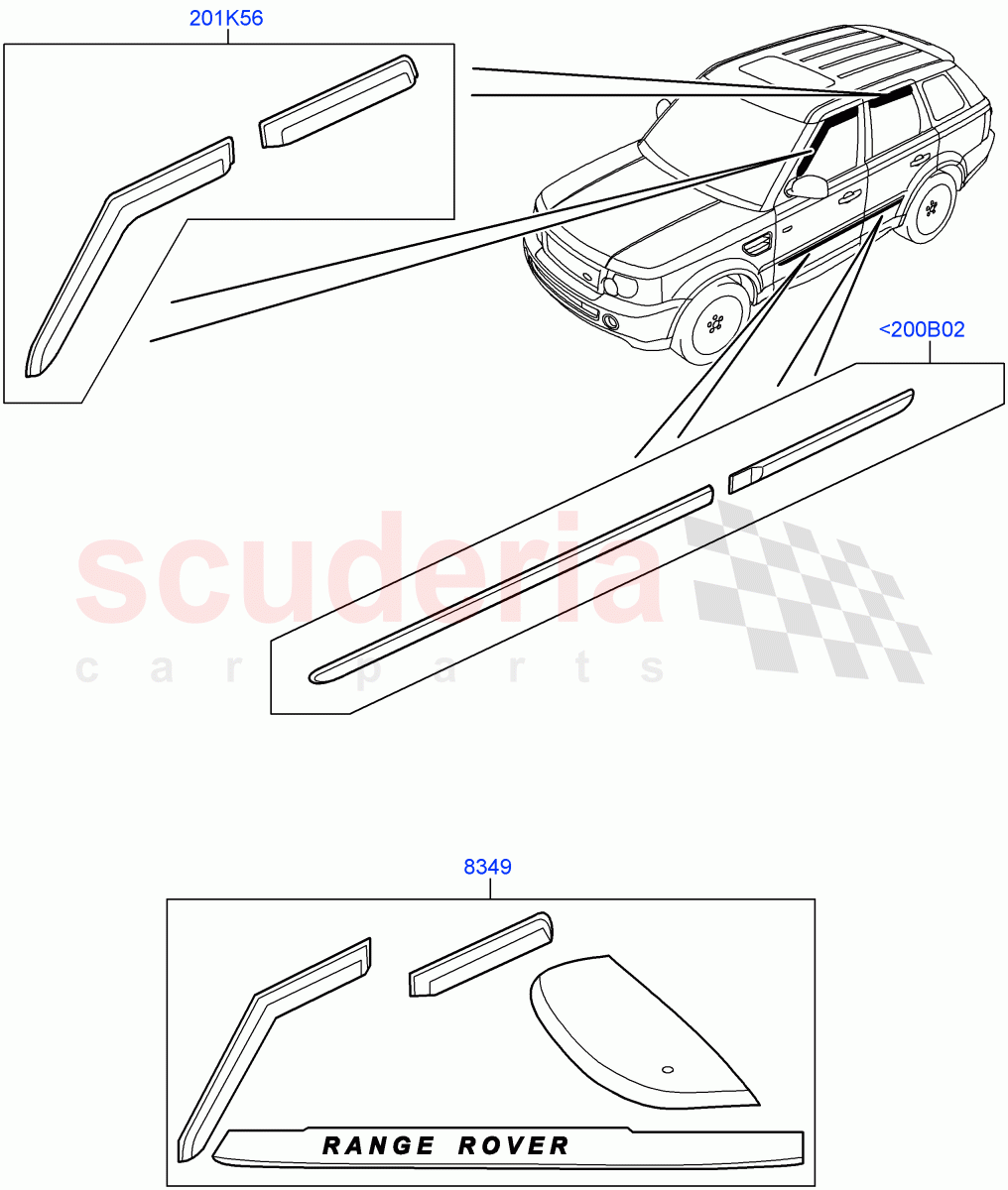 Body Dress Up Kits - Side (Accessory) ((V) FROMAA000001) of Land Rover Land Rover Range Rover Sport (2010-2013) [5.0 OHC SGDI NA V8 Petrol]