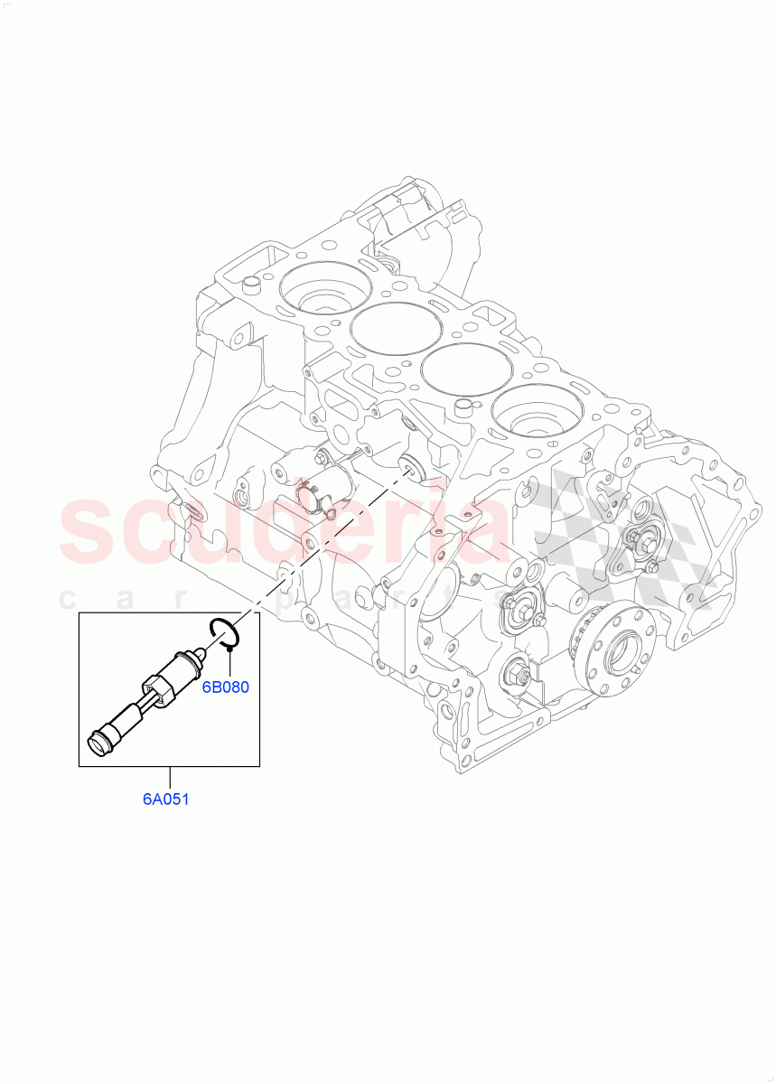 Engine Heater (2.0L I4 DSL MID DOHC AJ200, 2.0L I4 DSL HIGH DOHC AJ200) ((V) FROMGH000001) of Land Rover Land Rover Discovery Sport (2015+) [2.0 Turbo Diesel]