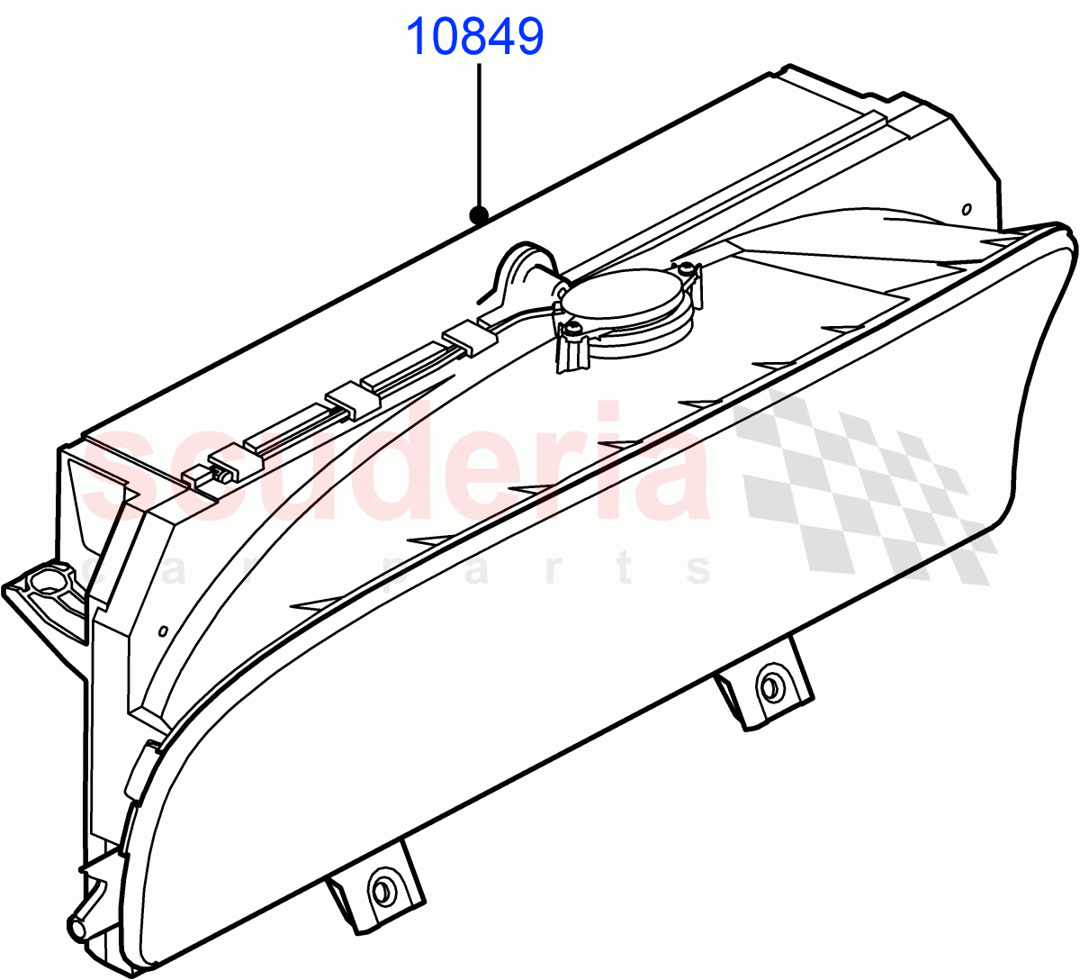 Instrument Cluster ((V) FROMAA000001) of Land Rover Land Rover Range Rover (2010-2012) [3.6 V8 32V DOHC EFI Diesel]