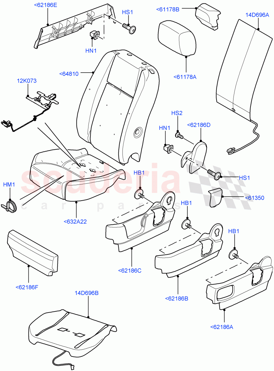 Front Seat Pads/Valances & Heating ((V) FROMAA000001) of Land Rover Land Rover Discovery 4 (2010-2016) [4.0 Petrol V6]