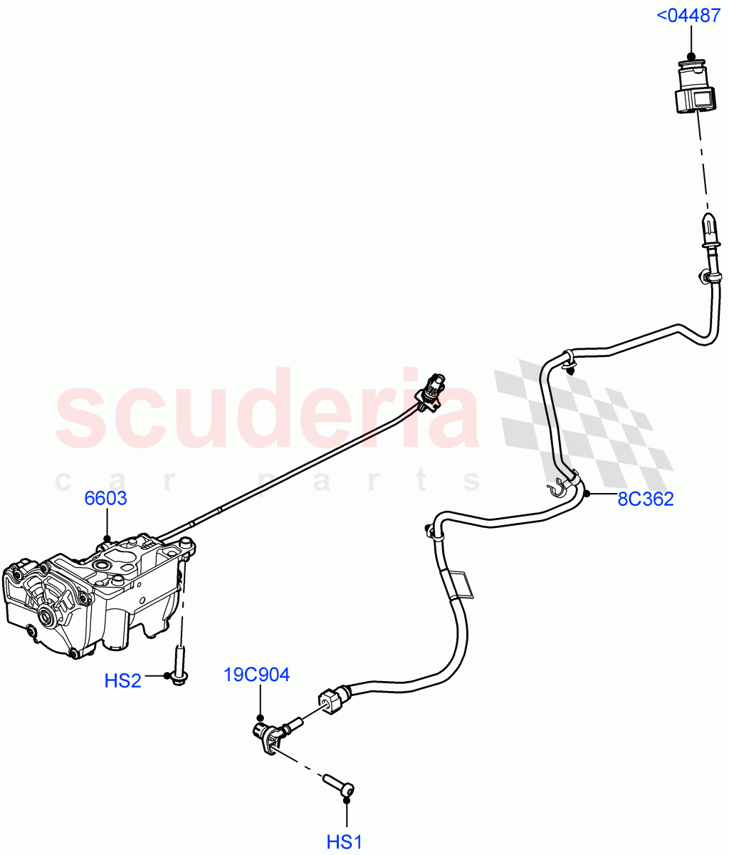 Vacuum Control And Air Injection (Nitra Plant Build) (3.0L AJ20P6 Petrol High) ((V) FROML2000001) of Land Rover Land Rover Discovery 5 (2017+) [3.0 I6 Turbo Petrol AJ20P6]