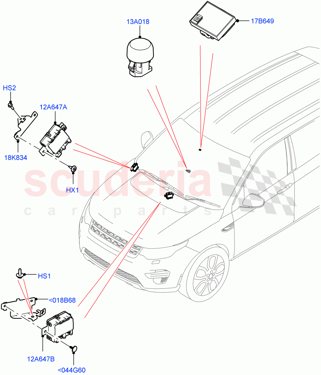 Air Conditioning And Heater Sensors (Changsu (China)) ((V) FROMMG140569) of Land Rover Land Rover Discovery Sport (2015+) [2.0 Turbo Petrol GTDI]