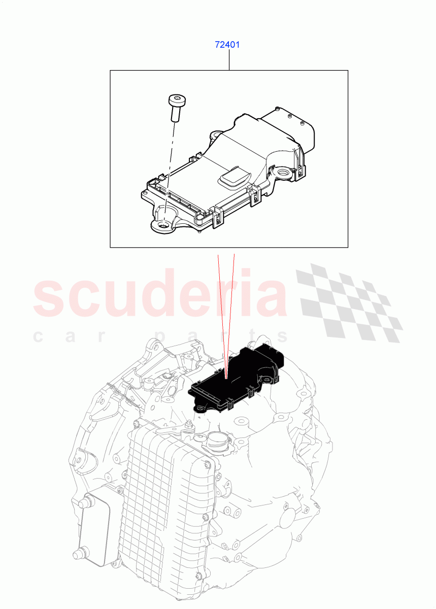 Transmission Modules And Sensors (9 Speed Auto Trans 9HP50, Itatiaia (Brazil)) of Land Rover Land Rover Range Rover Evoque (2019+) [2.0 Turbo Diesel AJ21D4]