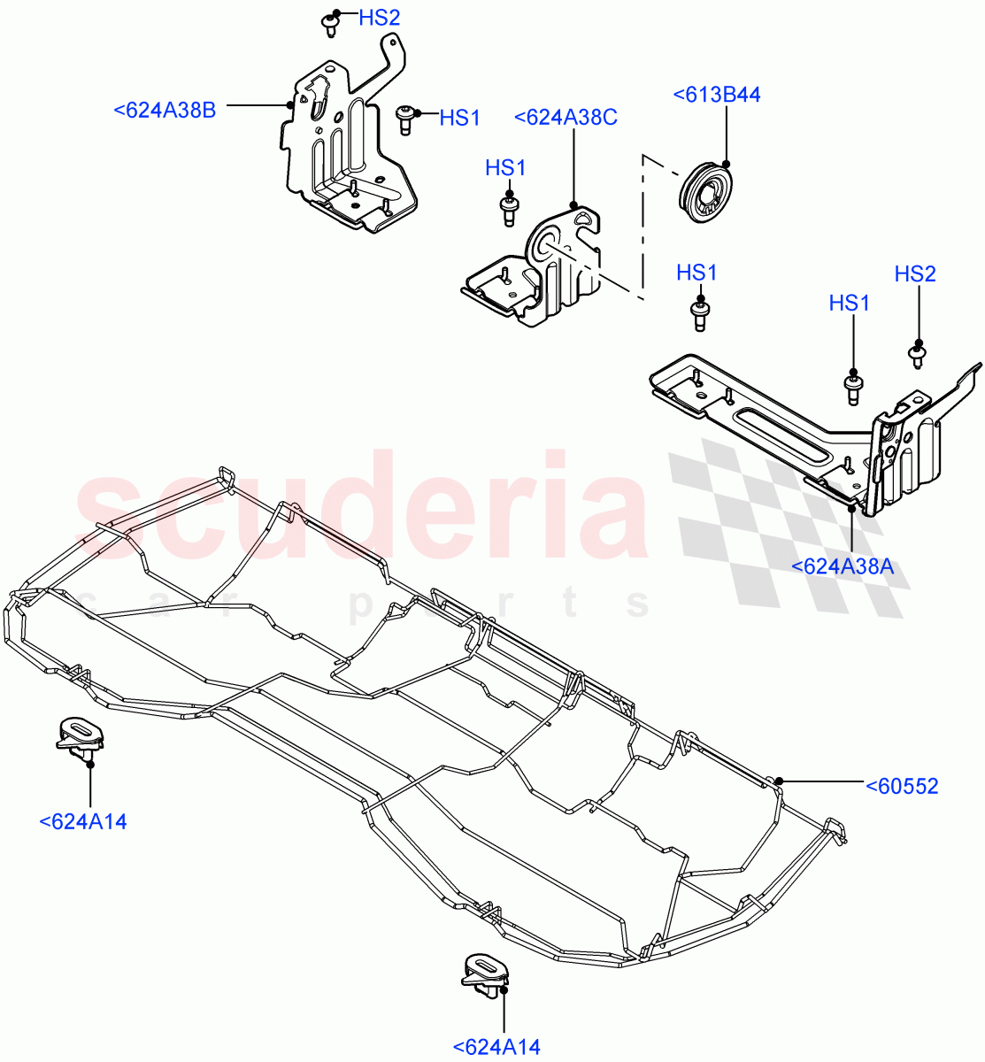Rear Seat Base (Itatiaia (Brazil)) ((V) FROMGT000001) of Land Rover Land Rover Range Rover Evoque (2012-2018) [2.0 Turbo Petrol AJ200P]