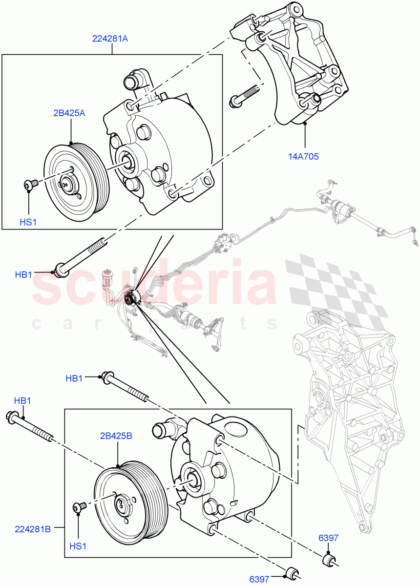 Active Anti-Roll Bar System (ARC Pump) ((V) TO9A999999) of Land Rover Land Rover Range Rover Sport (2005-2009) [4.2 Petrol V8 Supercharged]
