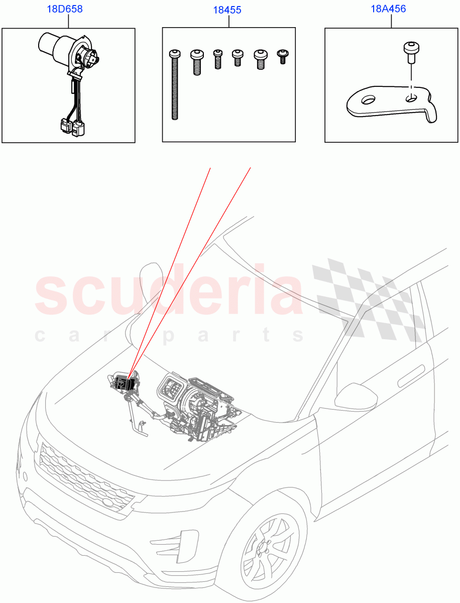 Auxiliary Fuel Fired Pre-Heater (Service Kit, Internal Components) (Halewood (UK), Fuel Fired Heater With Park Heat, Fuel Heater W/Pk Heat With Remote) of Land Rover Land Rover Range Rover Evoque (2019+) [2.0 Turbo Diesel]