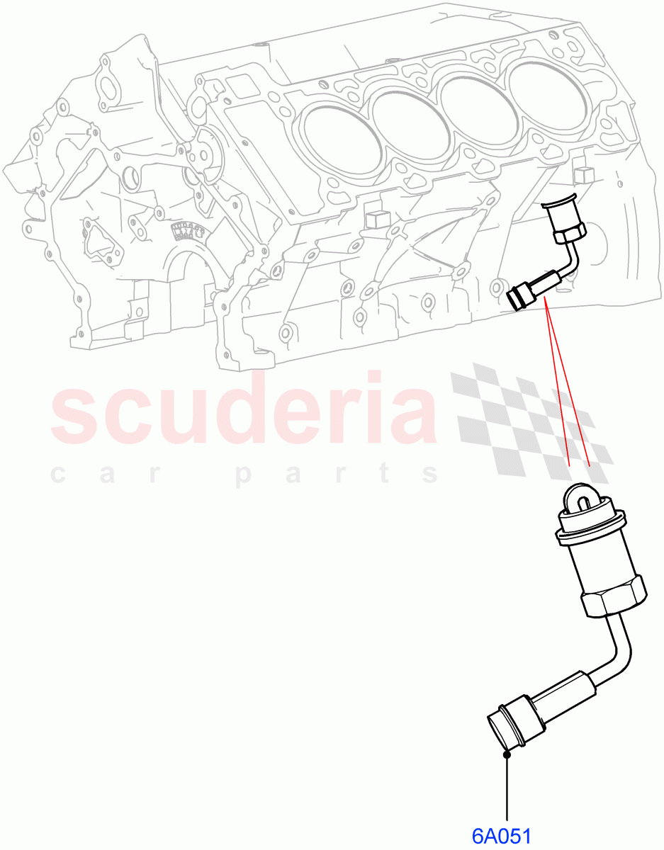 Engine Heater (Nitra Plant Build) (5.0 Petrol AJ133 DOHC CDA, Immersion Heater - 700W / 110V, Immersion Heater-700W/220V) ((V) FROMM2000001) of Land Rover Land Rover Defender (2020+) [5.0 OHC SGDI SC V8 Petrol]