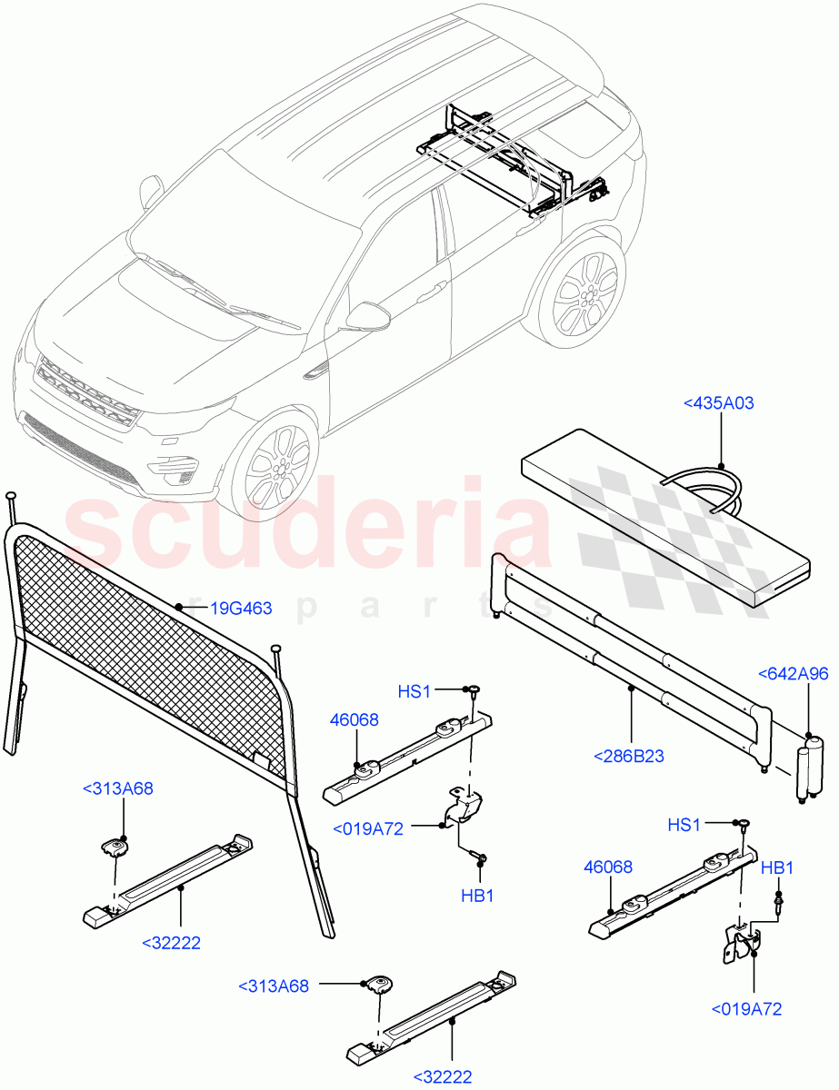 Load Compartment Trim (Floor) (Halewood (UK)) of Land Rover Land Rover Discovery Sport (2015+) [2.0 Turbo Petrol GTDI]