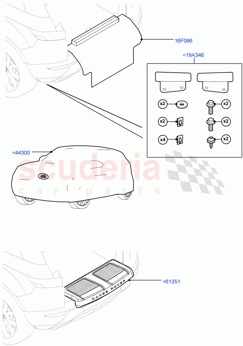 Exterior Body Protection (Accessory) (Halewood (UK), Itatiaia (Brazil)) of Land Rover Land Rover Range Rover Evoque (2012-2018) [2.0 Turbo Diesel]