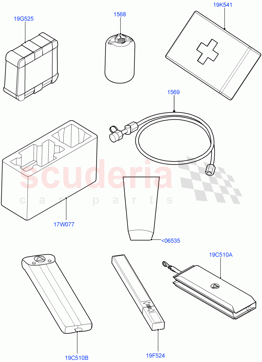 Emergency And Safety Equipment (Factory Fitted) of Land Rover Land Rover Range Rover (2012-2021) [4.4 DOHC Diesel V8 DITC]