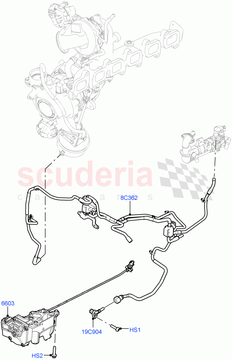 Vacuum Control And Air Injection (3.0L AJ20D6 Diesel High) of Land Rover Land Rover Range Rover (2022+) [3.0 I6 Turbo Diesel AJ20D6]