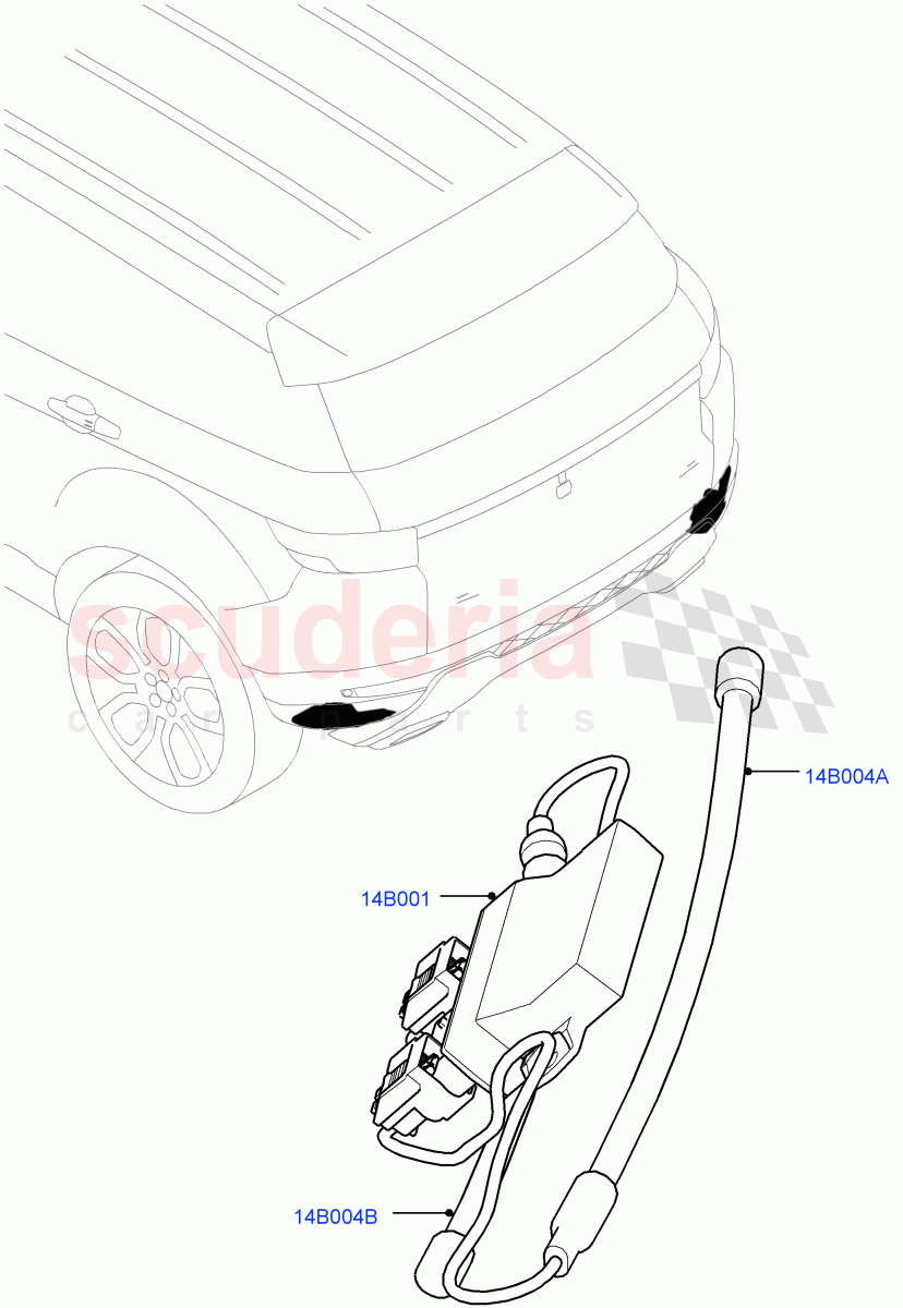 Vehicle Modules And Sensors (Gesture Tailgate System) (Itatiaia (Brazil)) ((V) FROMGT000001) of Land Rover Land Rover Range Rover Evoque (2012-2018) [2.0 Turbo Diesel]