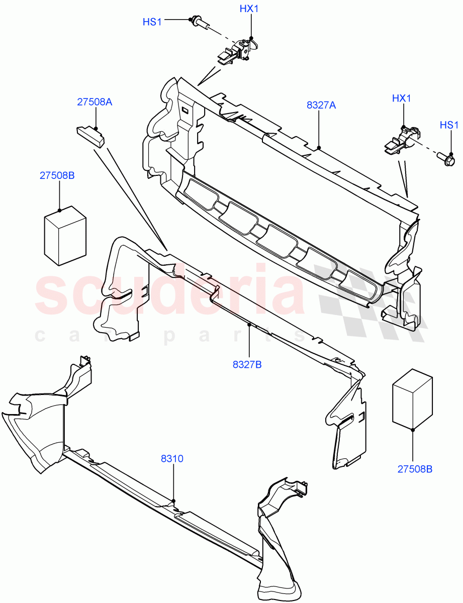 Air Deflectors (Itatiaia (Brazil)) ((V) FROMGT000001) of Land Rover Land Rover Range Rover Evoque (2012-2018) [2.0 Turbo Petrol GTDI]