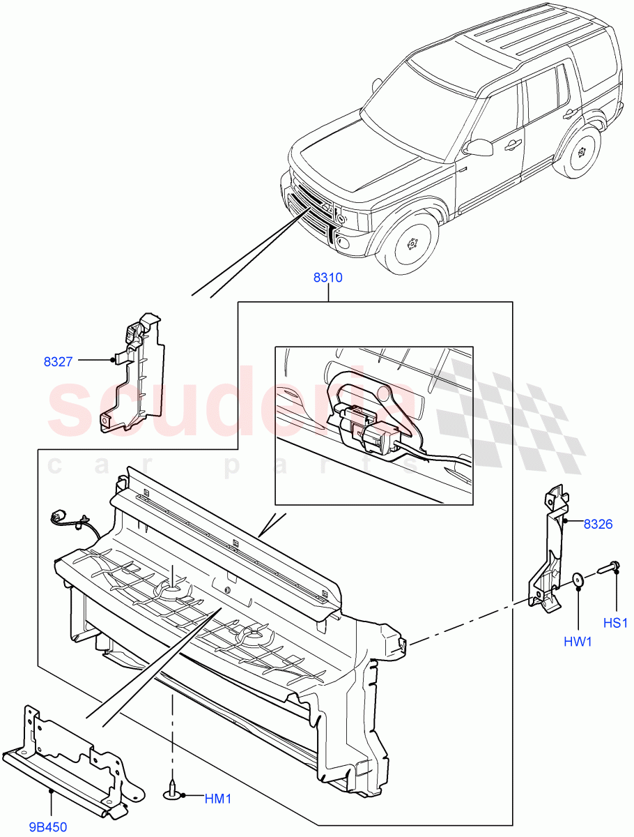 Air Deflectors ((V) FROMAA000001) of Land Rover Land Rover Discovery 4 (2010-2016) [3.0 Diesel 24V DOHC TC]