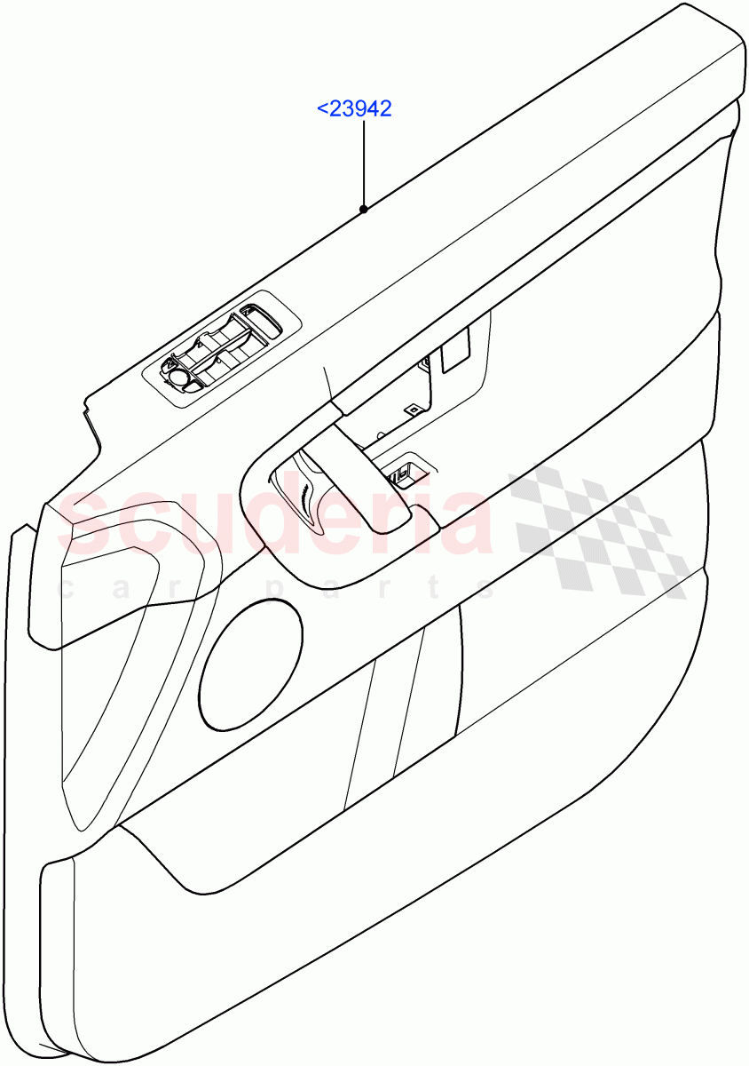 Front Door Trim Panels (Changsu (China)) ((V) FROMFG000001) of Land Rover Land Rover Discovery Sport (2015+) [2.2 Single Turbo Diesel]