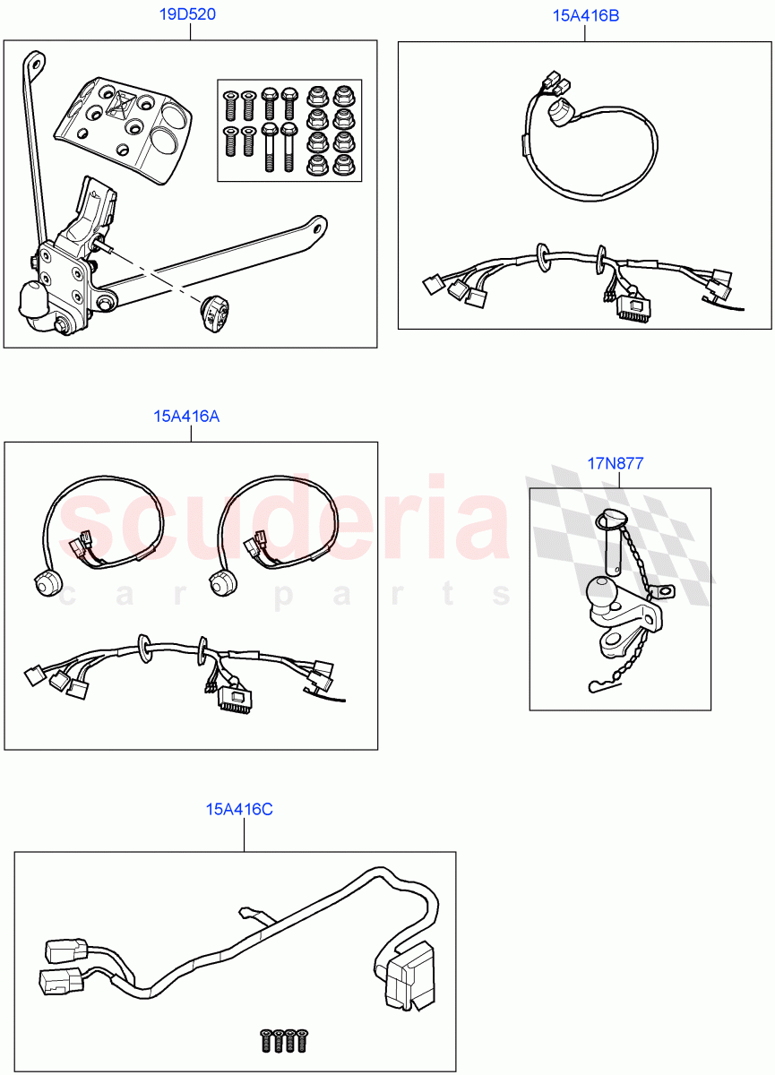 Tow Bar Installation (Accessory) ((V) FROMAA000001) of Land Rover Land Rover Range Rover Sport (2010-2013) [5.0 OHC SGDI SC V8 Petrol]