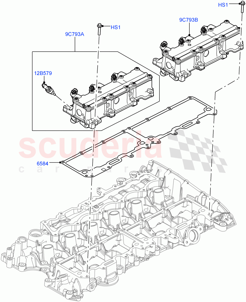 Variable Valve Lift Unit (3.0L AJ20P6 Petrol High, 3.0L AJ20P6 Petrol PHEV) of Land Rover Land Rover Range Rover (2022+) [3.0 I6 Turbo Petrol AJ20P6]