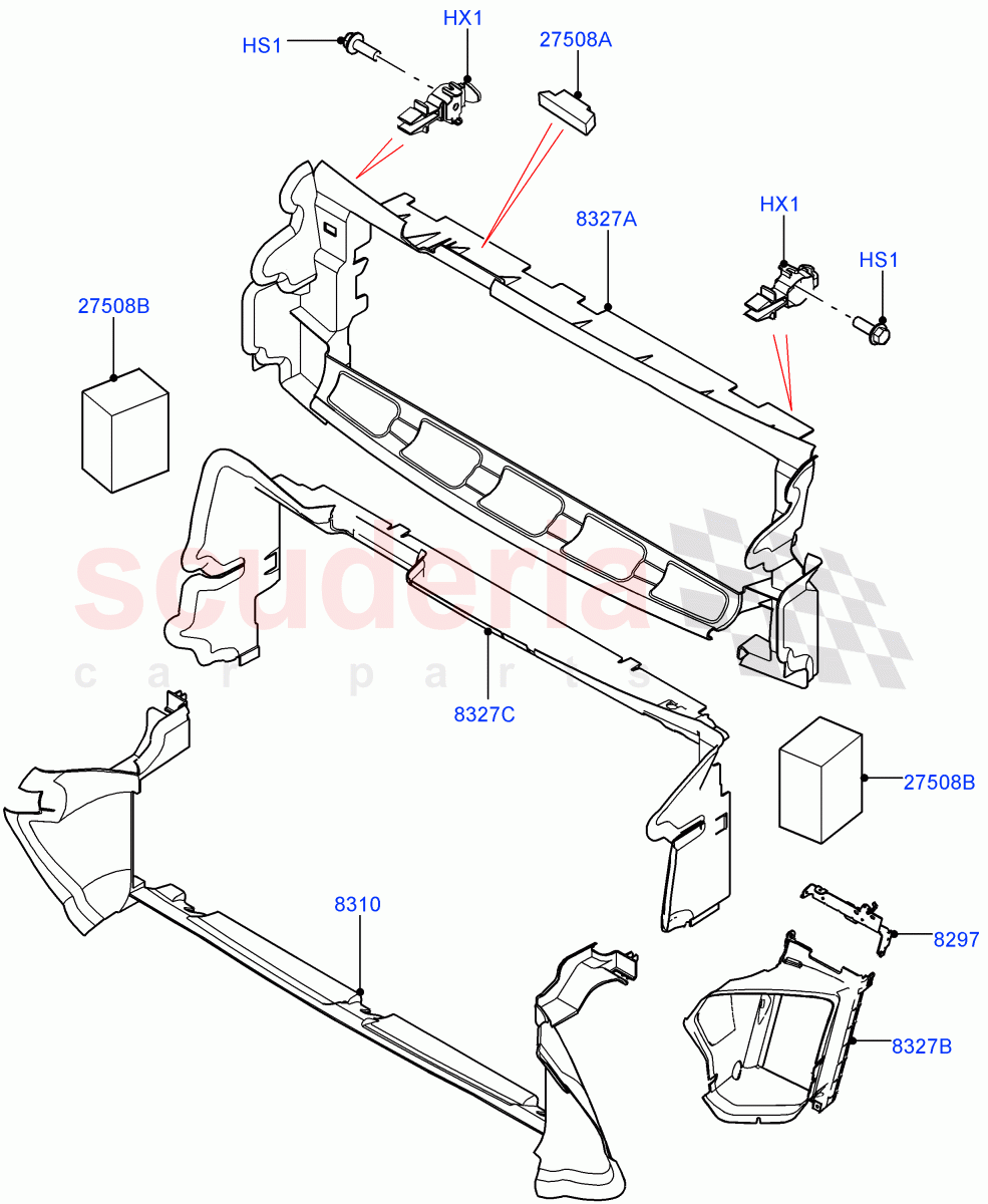 Air Deflectors (Halewood (UK)) of Land Rover Land Rover Range Rover Evoque (2012-2018) [2.0 Turbo Petrol GTDI]