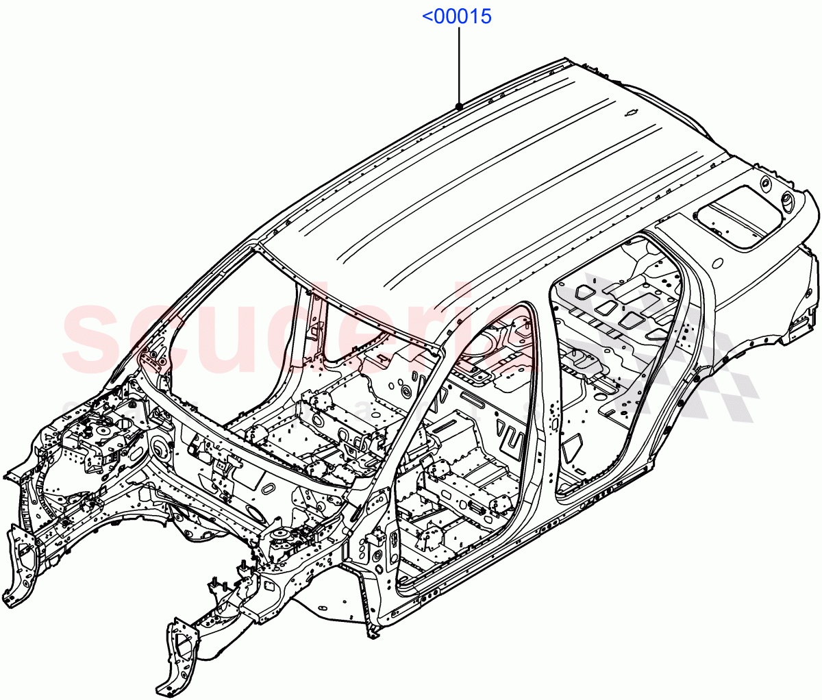 Bodyshell (Changsu (China)) ((V) FROMFG000001) of Land Rover Land Rover Discovery Sport (2015+) [2.2 Single Turbo Diesel]