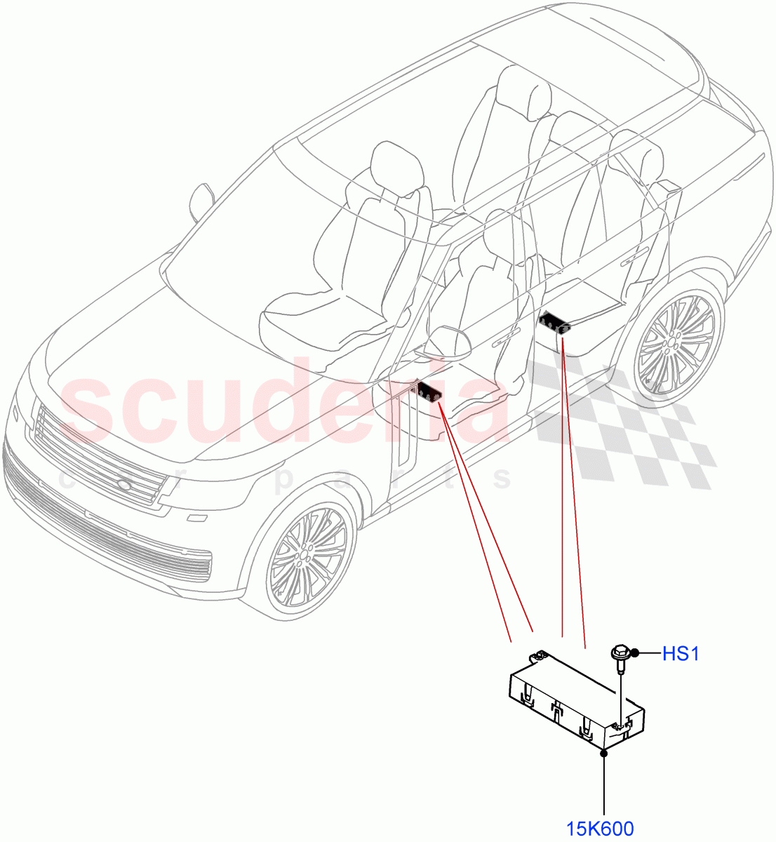 Vehicle Modules And Sensors (Seats) of Land Rover Land Rover Range Rover (2022+) [3.0 I6 Turbo Diesel AJ20D6]