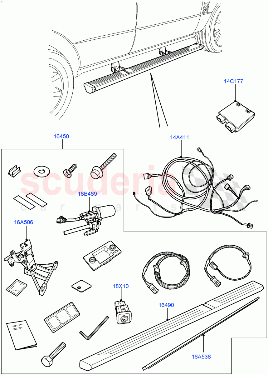 Lower Body Guards And Shields (Accessory) (With Power Deployable Running Board) ((V) FROMAA000001) of Land Rover Land Rover Range Rover (2010-2012) [5.0 OHC SGDI SC V8 Petrol]