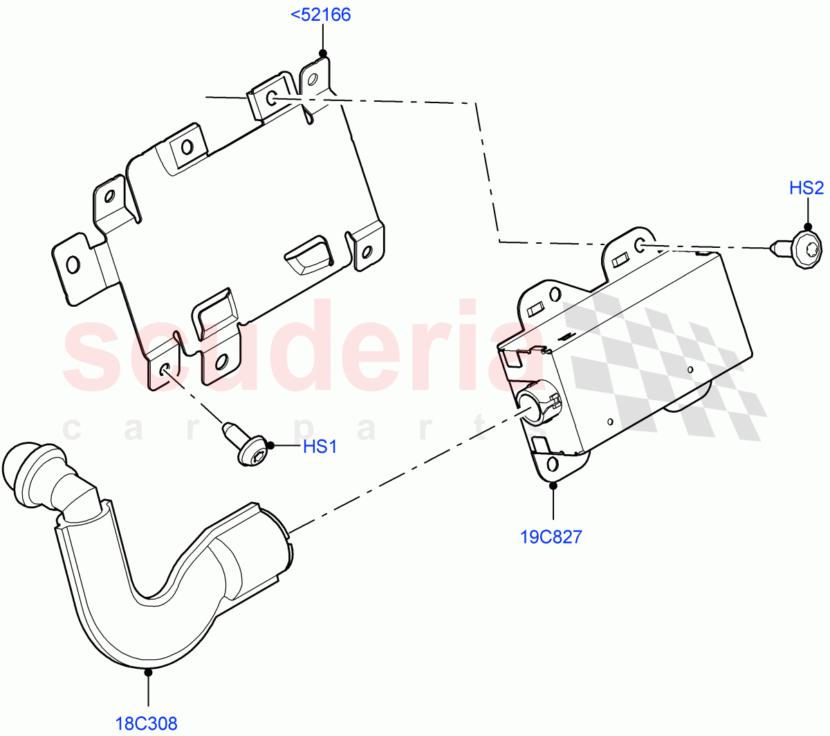 Heater/Air Cond.External Components (Ioniser) (Cabin Air Quality Ionisation, Cabin Air Ionisation / PM2.5) of Land Rover Land Rover Defender (2020+) [2.0 Turbo Petrol AJ200P]