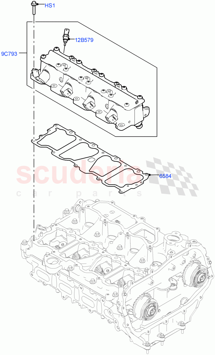 Variable Valve Lift Unit (2.0L I4 High DOHC AJ200 Petrol, 2.0L I4 Mid DOHC AJ200 Petrol, 2.0L I4 Mid AJ200 Petrol E100) ((V) FROMJH000001) of Land Rover Land Rover Discovery Sport (2015+) [2.0 Turbo Petrol AJ200P]