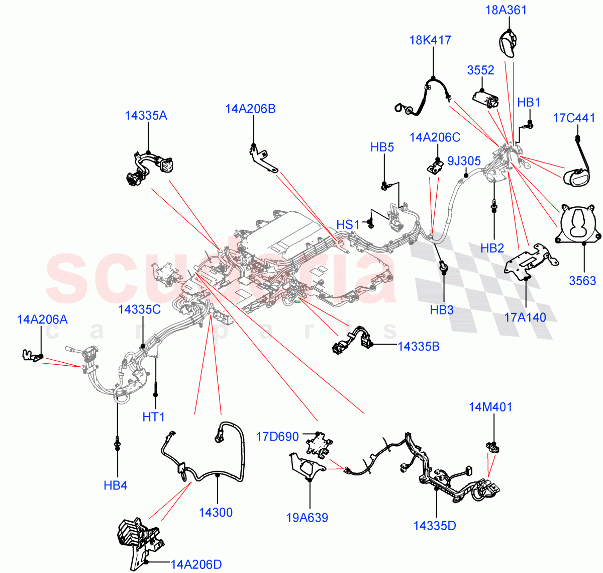 Hybrid Electrical Modules (PHEV Charging Cables And Fixings) (Itatiaia (Brazil), Electric Engine Battery-PHEV) of Land Rover Land Rover Range Rover Evoque (2019+) [2.0 Turbo Petrol AJ200P]