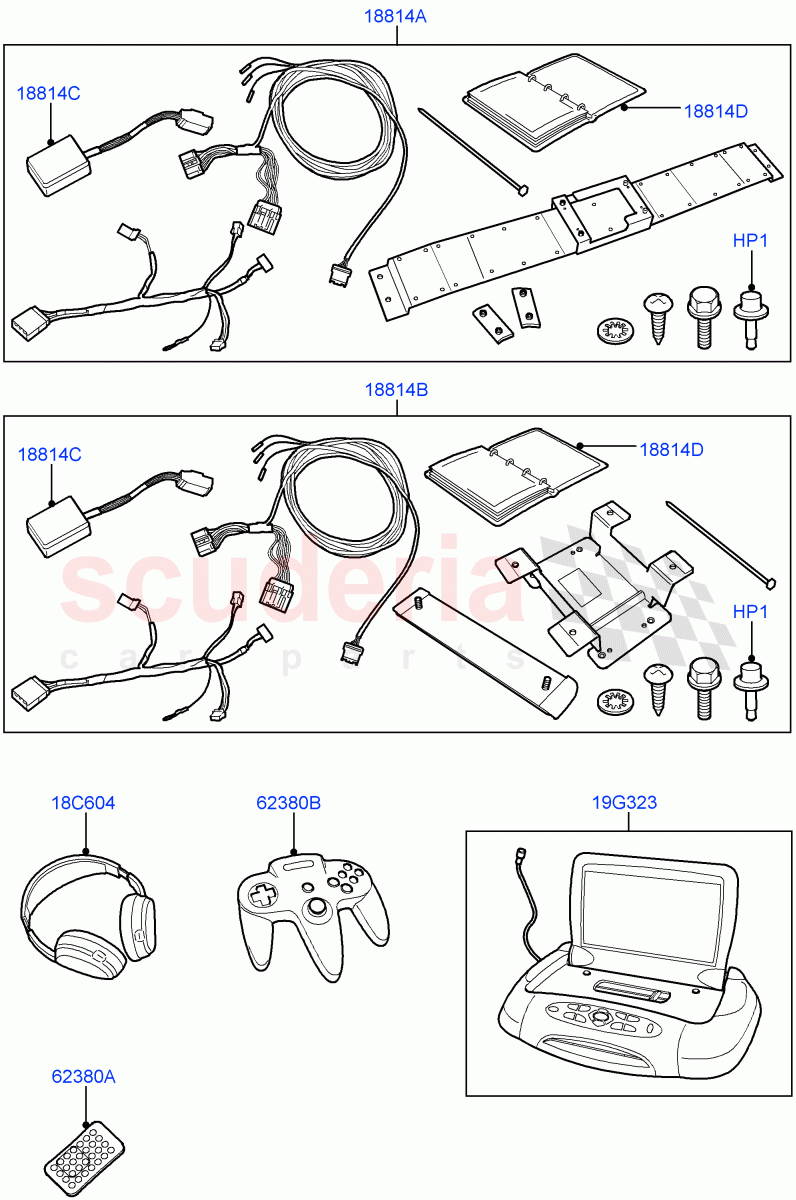 Accessory Entertainment Systems (Accessory) of Land Rover Land Rover Range Rover Sport (2005-2009) [2.7 Diesel V6]