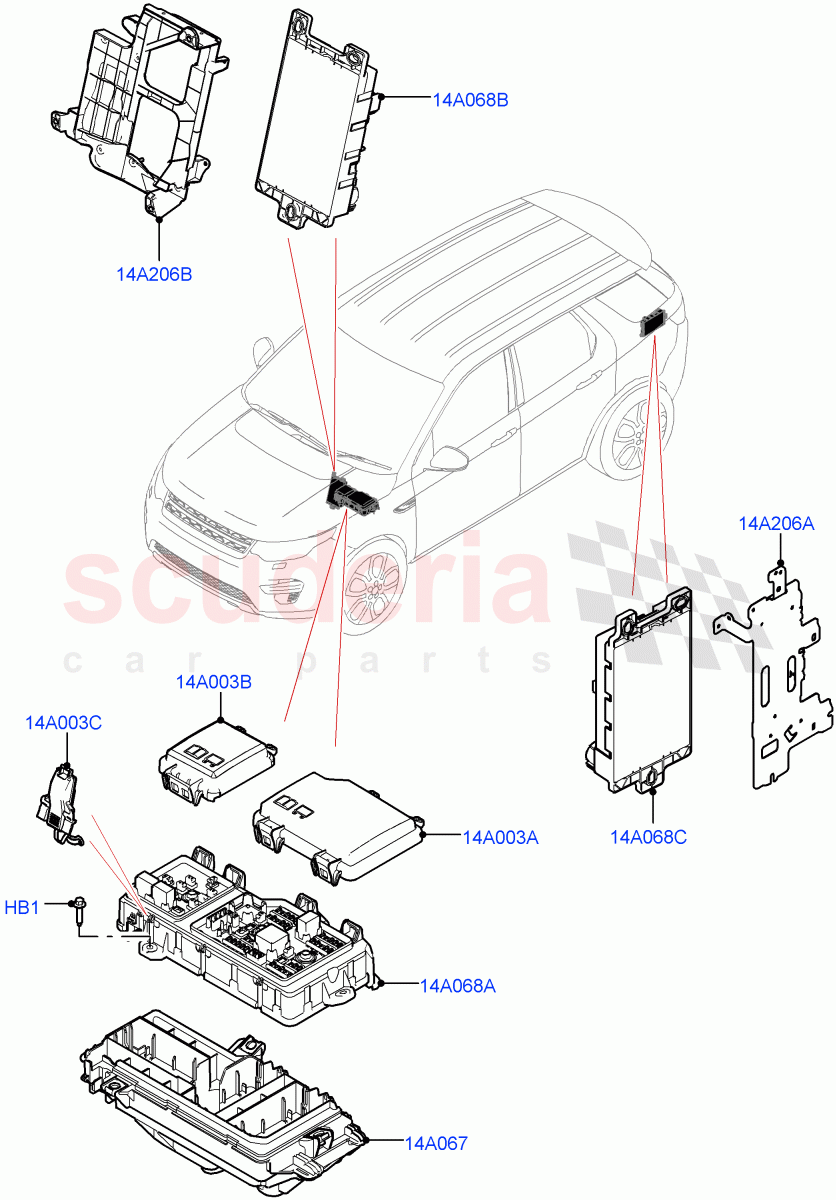 Fuses, Holders And Circuit Breakers (Changsu (China)) ((V) FROMKG446857) of Land Rover Land Rover Discovery Sport (2015+) [1.5 I3 Turbo Petrol AJ20P3]