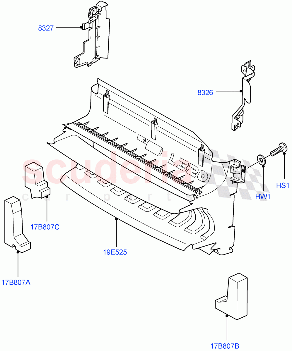 Air Deflectors ((V) TO9A999999) of Land Rover Land Rover Range Rover Sport (2005-2009) [2.7 Diesel V6]
