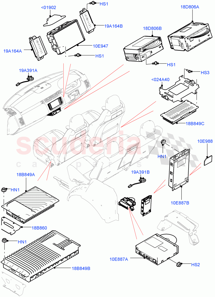 Audio Equipment - Original Fit ((V) TOHA999999) of Land Rover Land Rover Range Rover (2012-2021) [3.0 I6 Turbo Petrol AJ20P6]