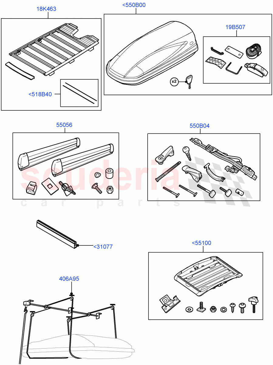 Carriers & Boxes of Land Rover Land Rover Defender (2020+) [2.0 Turbo Petrol AJ200P]