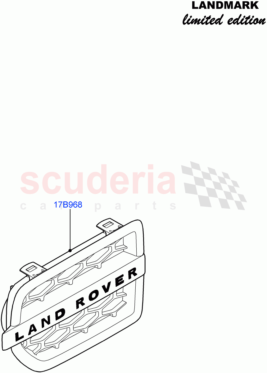 Dash Panel And Front Fenders (Landmark Limited Edition) ((V) FROMBA000001) of Land Rover Land Rover Discovery 4 (2010-2016) [4.0 Petrol V6]