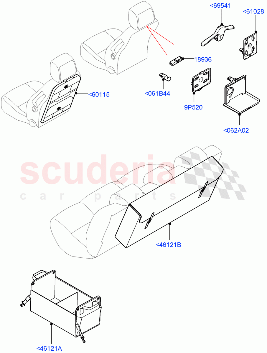 Storage (Itatiaia (Brazil)) of Land Rover Land Rover Range Rover Evoque (2019+) [2.0 Turbo Diesel AJ21D4]