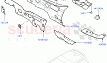 Insulators - Front (Passenger Compartment, Nitra Plant Build) ((V) FROMK2000001)
